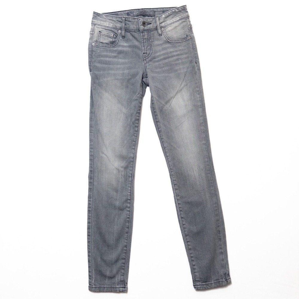 Guess Skinny Jeans Women's 24 Gray Stretch Denim Lowโ Rise